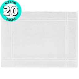 Kit 20 Toalhas de Piso Tapete para Banheiro Hospitalar Hotel Salão Karsten - 2