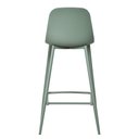 Ver imagem 4 de Kit 4 Banquetas Médias Miami Abi Fratini 91,50 Cm (altura) Polipropileno Verde Aloe Base Aço