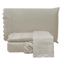 Ver imagem 1 de Jogo de Lençol King Bordado Inglês Lauren 3 Peças Fendi