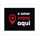 Ver imagem 1 de Tapete Capacho o Amor Mora Aqui