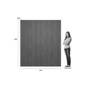 Ver imagem 2 de Painel P/ Lavabo até 85 Pol Modular 2.2 Ripado 219x250cm Nature Fosco - Linea Brasil