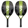 Kit com 2 Raquetes de Beach Tennis Classic Full Carbon VG Plus - Verde - 1