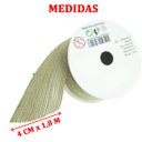 Ver imagem 6 de Kit 6 Fita Fibra de Juta Decorativa Poliéster Sintética 4cm