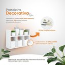Ver imagem 3 de Prateleira Decorativa Porta Papel para Banheiro 40cm Djon