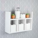 Ver imagem 1 de Prateleira Decorativa Porta Papel para Banheiro 40cm Djon