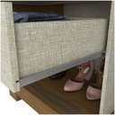 Ver imagem 2 de Guarda Roupa 02 Portas Deslizantes Turin Henn Nature Off White