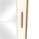 Ver imagem 3 de Guarda Roupa 02 Portas Deslizantes Turin Henn Nature Off White