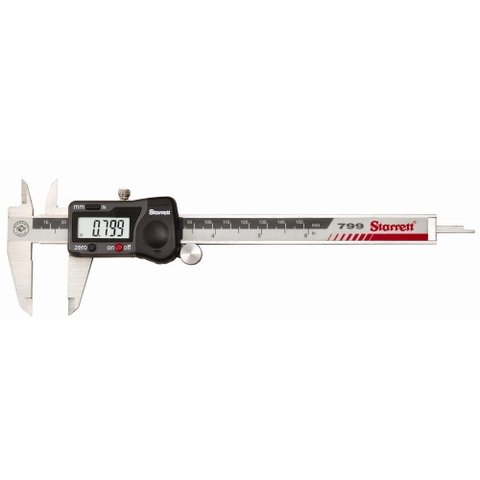 Paquímetro Universal Digital Capacidade 150mm Resolução 0,01mm Starrett EC799A-6/150