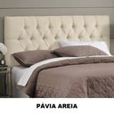Ver imagem 4 de Cabeceira Cama Box Queen 1.60 Painel Capitonê Intense Pávia Areia - LH Móveis
