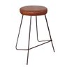 Banqueta Banco Aço Média Cozinha Bar Balcão Bistrô Sala 63cm:whisk - 1