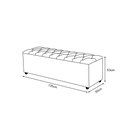 Ver imagem 3 de Recamier Baú Liverpool 135cm Veludo Verde