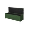 Recamier Baú Liverpool 135cm Veludo Verde - 2