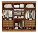 Ver imagem 3 de Guarda Roupa Casal da Vincci Ripado 6 Pts Ypê Off White Ddoro