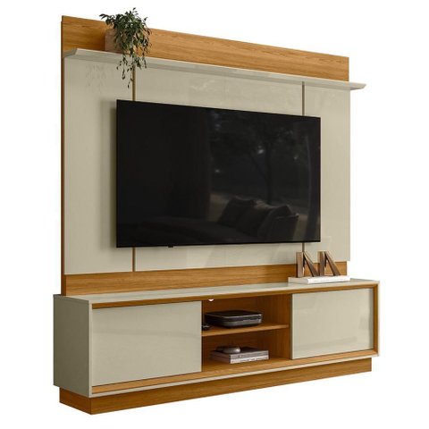 Estante Home Theater Siena Cumaru/opala para Tv até 75” - Madetec