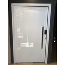Ver imagem 1 de Porta Pivotante Alumínio Branco 210(A) x 120 (L)  Com Fechadura Eletrônica Pado