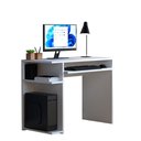 Ver imagem 3 de Escrivaninha Mesa de Computador para Escritório Gamer - Branco