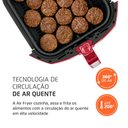 Ver imagem 5 de Fritadeira Elétrica Air Fryer sem Óleo 6l Mondial Afn-60-ri 1900w Vermelho/inox 127v