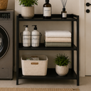 Ver imagem 1 de Estante Organizadora para Produtos de Limpeza Julia - Preto