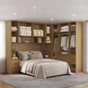 Ver imagem 6 de Quarto Modulado Casal 6 Peças Altezza Freijó