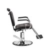 Cadeira de Cabeleireiro Hidráulica e Reclinável Dompel Top Barber Marrom - 3