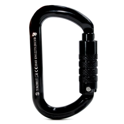 Mosquetão Sideup Alumínio Oval Trava Tripla 25kn Ce Nbr