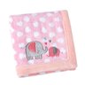 Manta Fleece Bordada Bebê Estampada Mini Elefante 76 x 1,02 m - Lepper - 1