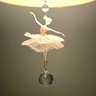 Lustre Pendente Bailarina 25x25 - Cor: Rosa - 4