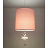 Lustre Pendente Bailarina 25x25 - Cor: Rosa - 1