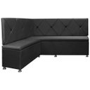 Ver imagem 5 de Kit Canto Alemão 4 Lugares com Baú Veludo Cinza 1,25x1,60m Sofa Store