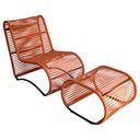 Ver imagem 1 de Cadeira Poltrona e Puff Porto para Área Externa em Alumínio e Corda Náutica