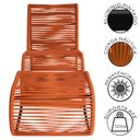 Ver imagem 3 de Cadeira Poltrona e Puff Porto para Área Externa em Alumínio e Corda Náutica