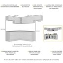Ver imagem 5 de Armário De Cozinha Completa De Canto Mp2104.891 Branco
