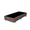 Ver imagem 2 de Cama Box Solteiro 88x188 + Colchão Ecoline Ecoflex Espuma D23 Courino Linho