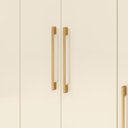 Ver imagem 5 de Guarda-roupa Casal 6 Portas 6 Gavetas 100% Mdf Espelho Cadence Nature/champagne