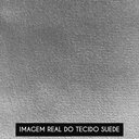 Ver imagem 5 de Poltrona para Sala Pé Metal Preto Kit 2 Ana Suede Cinza - Ibiza