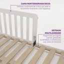 Ver mais imagens de Conjunto com Cama Solteiro Giulia Rattan e Guarda Roupa Curió Casatema MadeiraOriginals Branco/Marrom