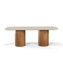 Ver imagem 1 de Mesa de Jantar Madri 260cm X 120cm com Vidro Off White