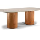 Ver imagem 2 de Mesa de Jantar Madri 260cm X 120cm com Vidro Off White