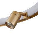 Ver imagem 2 de Lustre Pendente Nordecor Lilla 2540 Dourado Led Bivolt