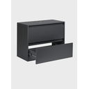 Ver imagem 4 de Gabinete para Banheiro 80cm Mdf Grafite Dubai - On Móveis