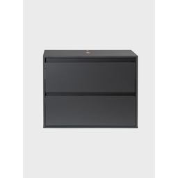 Gabinete para Banheiro 80cm Mdf Grafite Dubai - On Móveis - 1