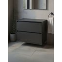 Ver imagem 1 de Gabinete para Banheiro 80cm MDF Grafite Dubai - On Móveis
