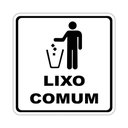 Ver imagem 2 de Etiquetas Adesivas Lixo Reciclavel e Comum 2pçs 15x15cm Transparente
