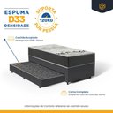 Ver imagem 5 de Cama Box com Colchão de D33 Iso 3000 Gazin + Auxiliar de Espuma Unique Solteiro 88cm