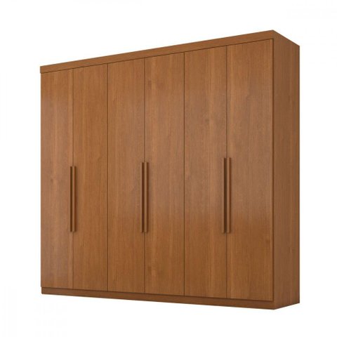 Guarda Roupa Casal Evidence Plus Ii 6 Portas Cinamomo Zanzin Cinamomo