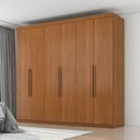 Ver imagem 4 de Guarda Roupa Casal Evidence Plus Ii 6 Portas Cinamomo Zanzin Cinamomo