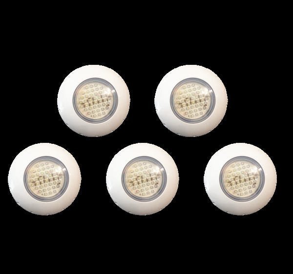 Kit Iluminação De Piscina 5 Refletor RGB Controle E Comando - 3