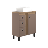 Gabinete para Banheiro Sofia 80 Cm com Pé - 1