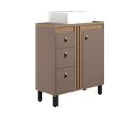Ver imagem 1 de Gabinete para Banheiro Sofia 80 Cm com Pé