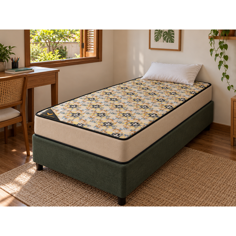 Colchão Solteiro Espuma D28 12cm Dupla Face 88x188 Confortável Alta Durabilidade